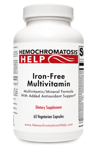 Hemochromatosis Help™ Iron-Free Multivitamin (SAME FORMULA, NEW SIZE)