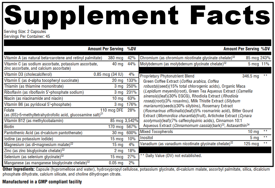 Hemochromatosis Help™ Iron-Free Multivitamin